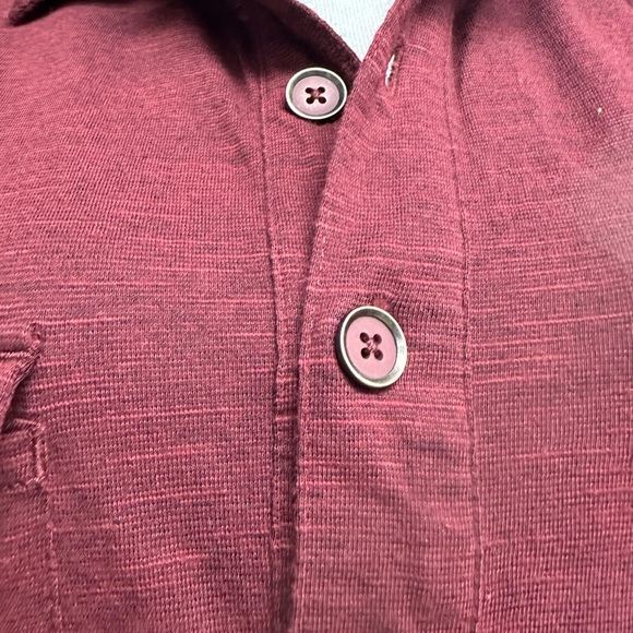 Structure burgundy Lg button down shirt - Picture 3 of 5